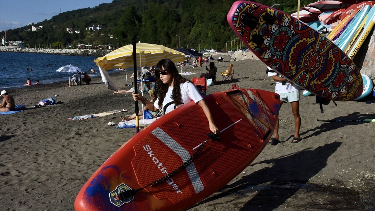 Ordu'da Kürek Sörfü (SUP) Karadeniz'de Yayılıyor