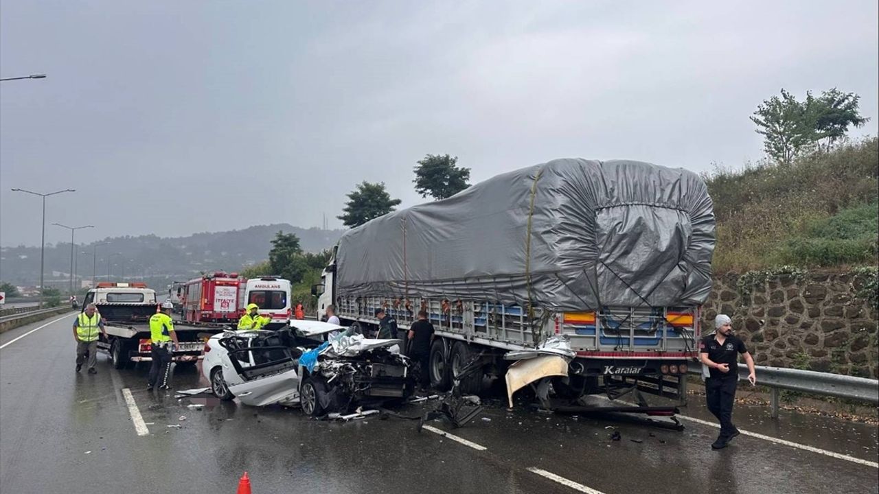 Ordu'da Trajikomik Kaza: 1 Ölü, 2 Yaralı