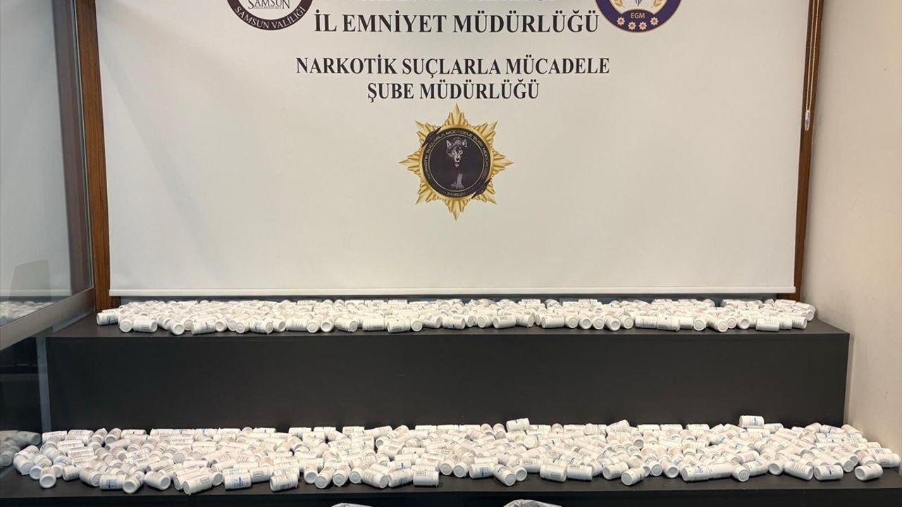 Samsun'da 45 Bin Sentetik Hap Ele Geçirildi — 1 Gözaltı