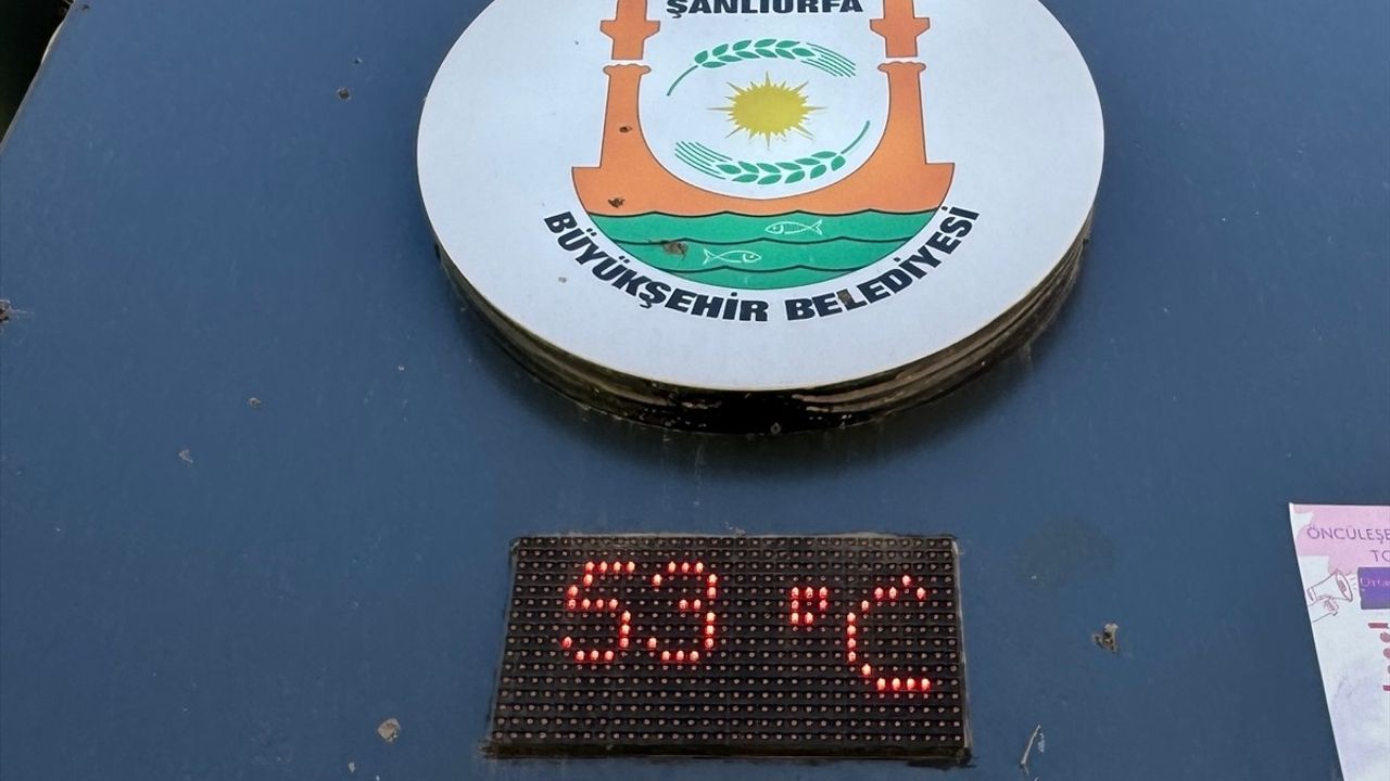 Şanlıurfa'da Termometreler 53 Dereceyi Gördü
