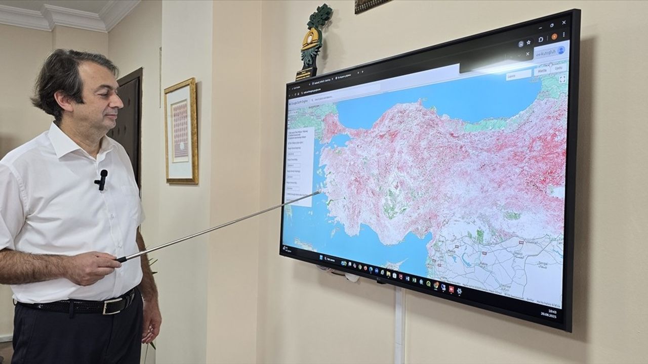 Sentinel-2 Verileriyle Türkiye'nin Kuraklık Haritası Hazırlandı