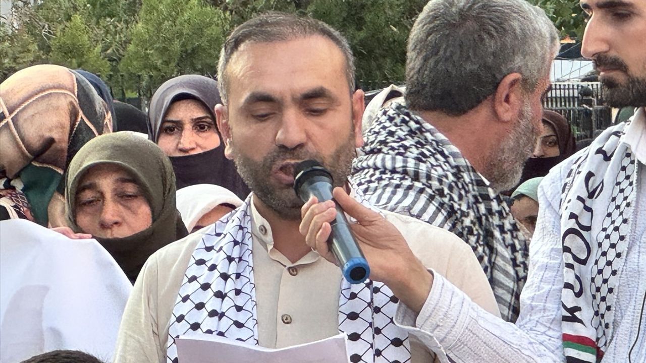 Siirt'te İsrail'in Gazze Saldırılarına Protesto Gösterisi