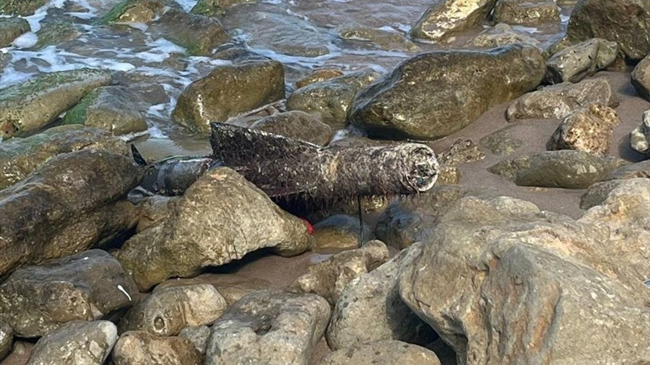 Şile Kırandere Plajı'nda Sahile Vuran Mühimmat İmha Edildi