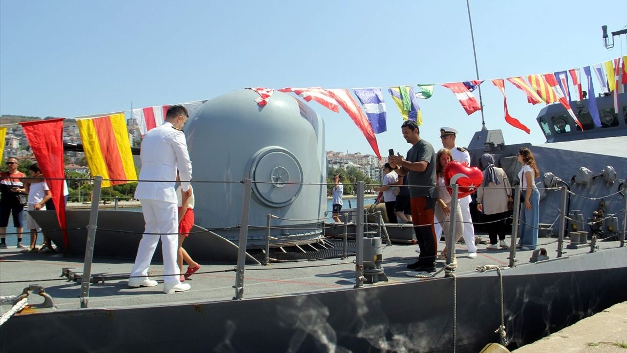 Sinop'ta 'TCG Tekirdağ' Gemisi 30 Ağustos'ta Ziyarete Açıldı