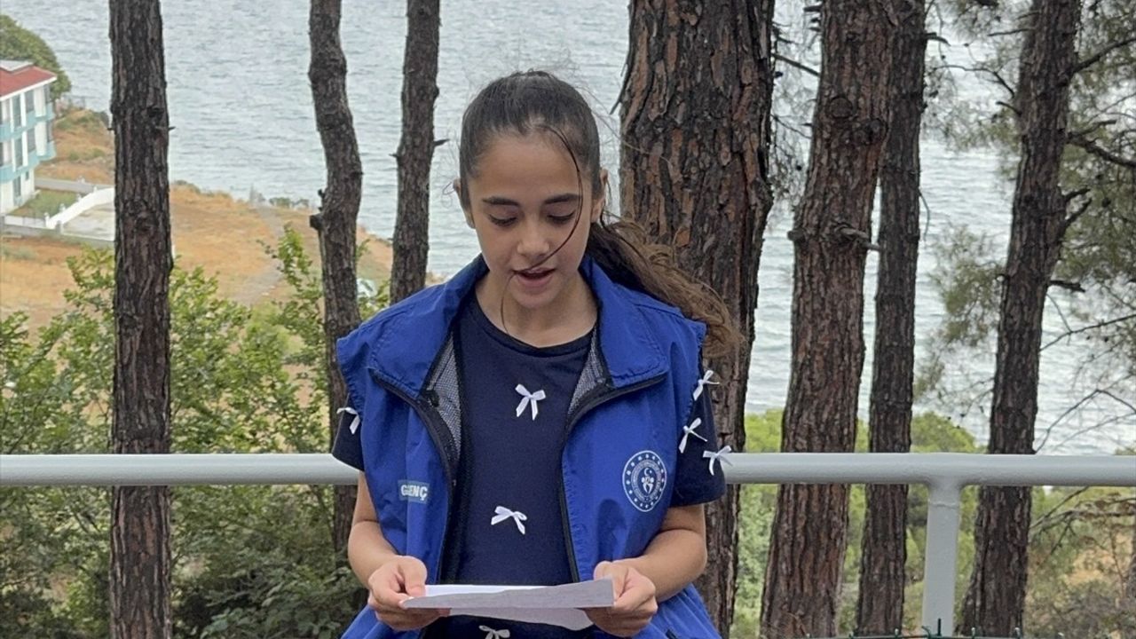 Tekirdağ'da Öğrenciler Orman İşçilerine Teşekkür Mektupları Okudu