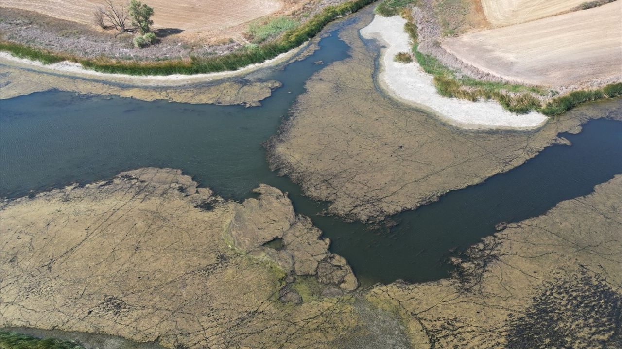 Tekirdağ'da Sarılar Göleti'nin Su Seviyesi Kuraklıkla Yüzde 25'e Düştü