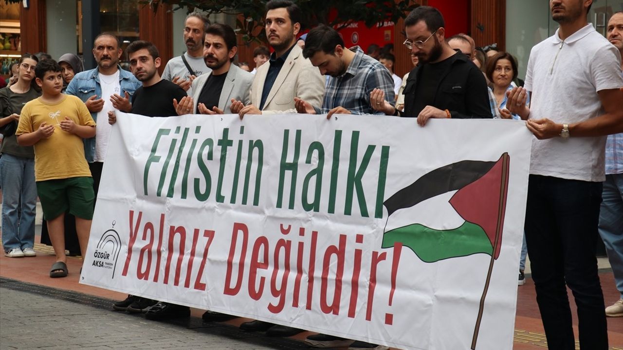Trabzon'da Filistin'e Destek Yürüyüşü