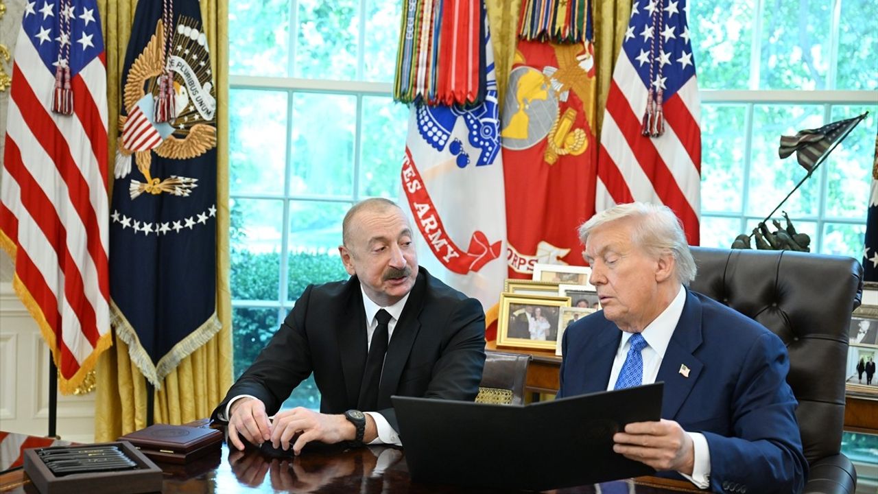 Trump ve Aliyev, Stratejik Ortaklık Mutabakatı İmzaladı