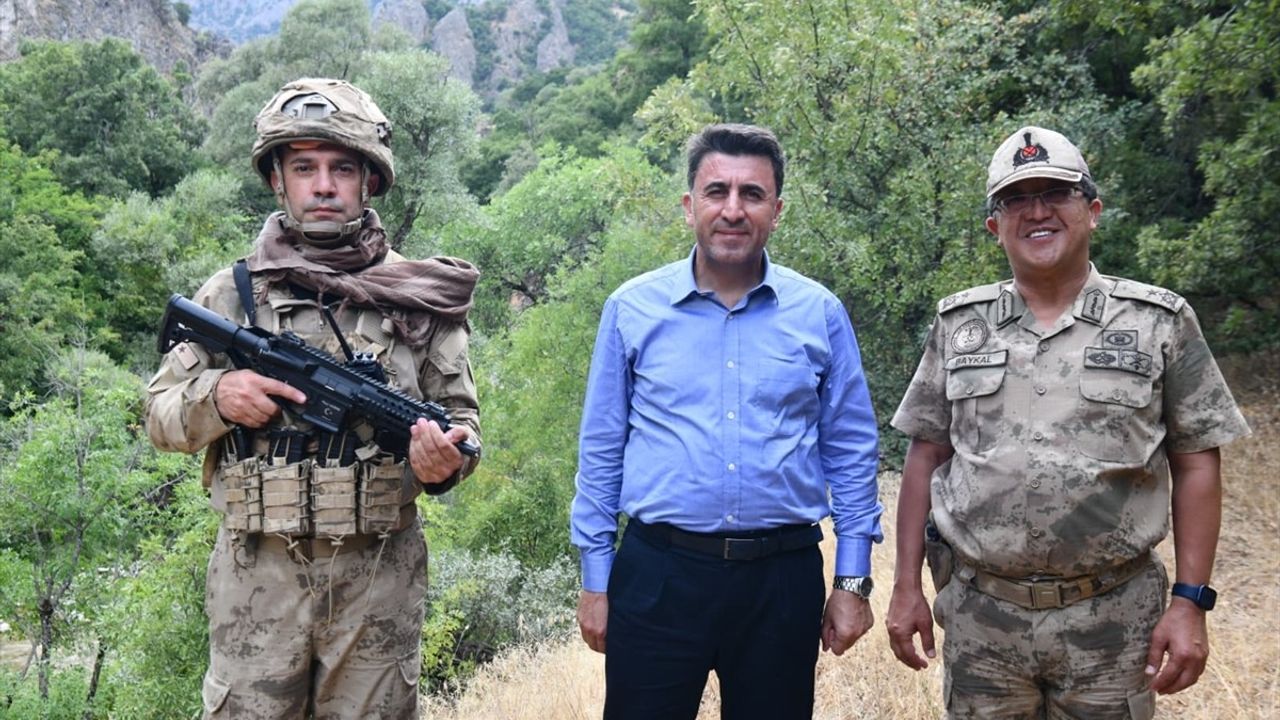 Tunceli Valisi Aygöl, Ali Boğazı'nda İncelemelerde Bulundu