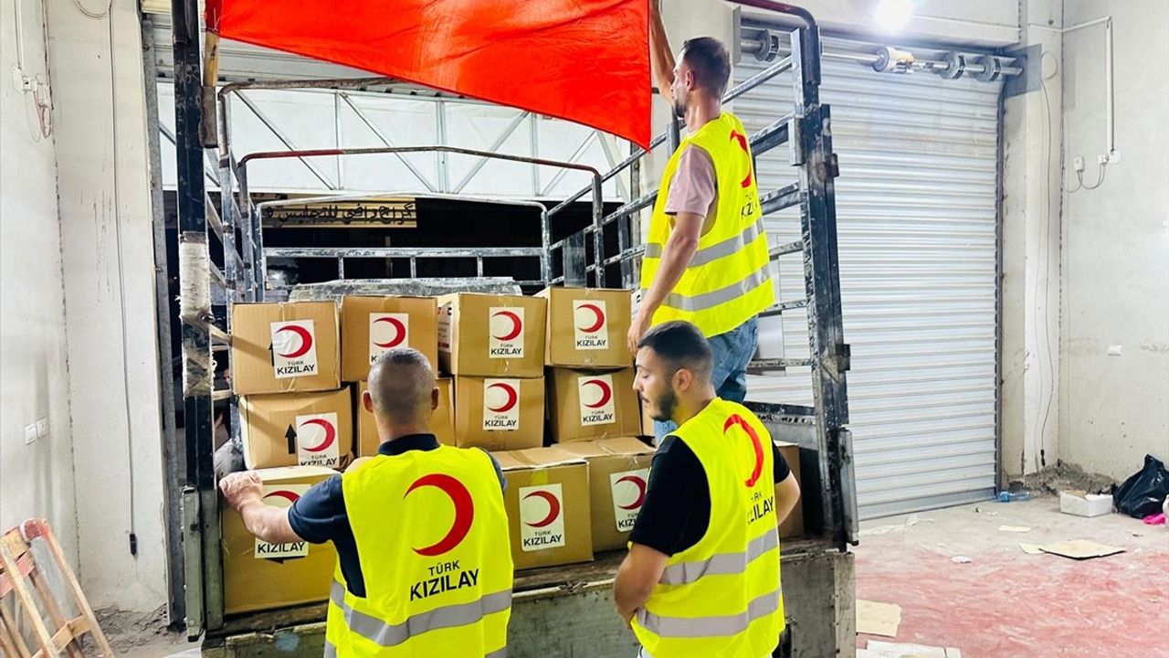 Türk Kızılay, Cenin'e 1200 Gıda Kolisi Gönderdi