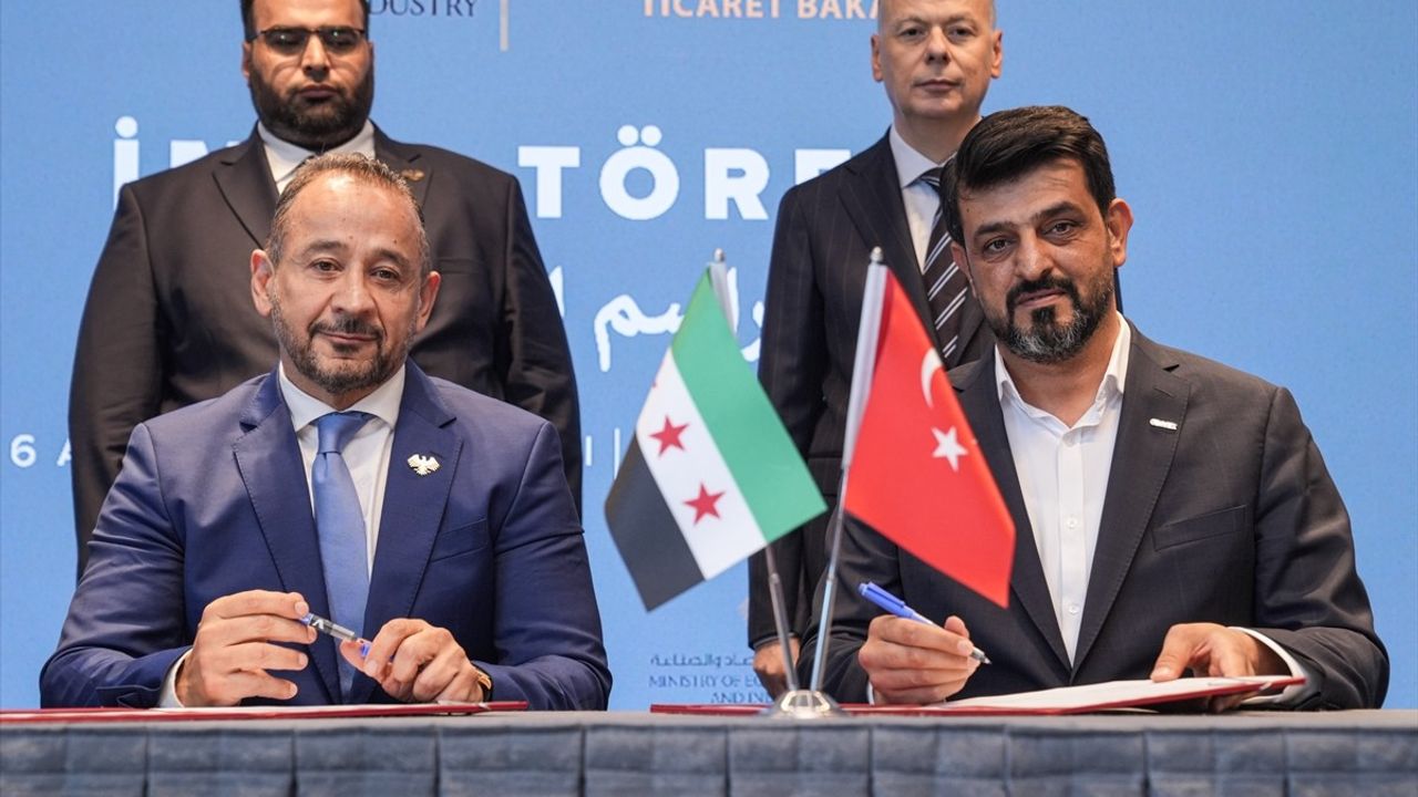 Türkiye ve Suriye Arasında Mutabakat Zaptları İmzalandı