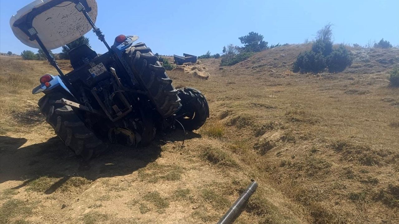 Uşak'ta traktör devrildi: 10 yaşındaki Ayşe A. hayatını kaybetti, 7 yaşındaki kardeşi yaralı