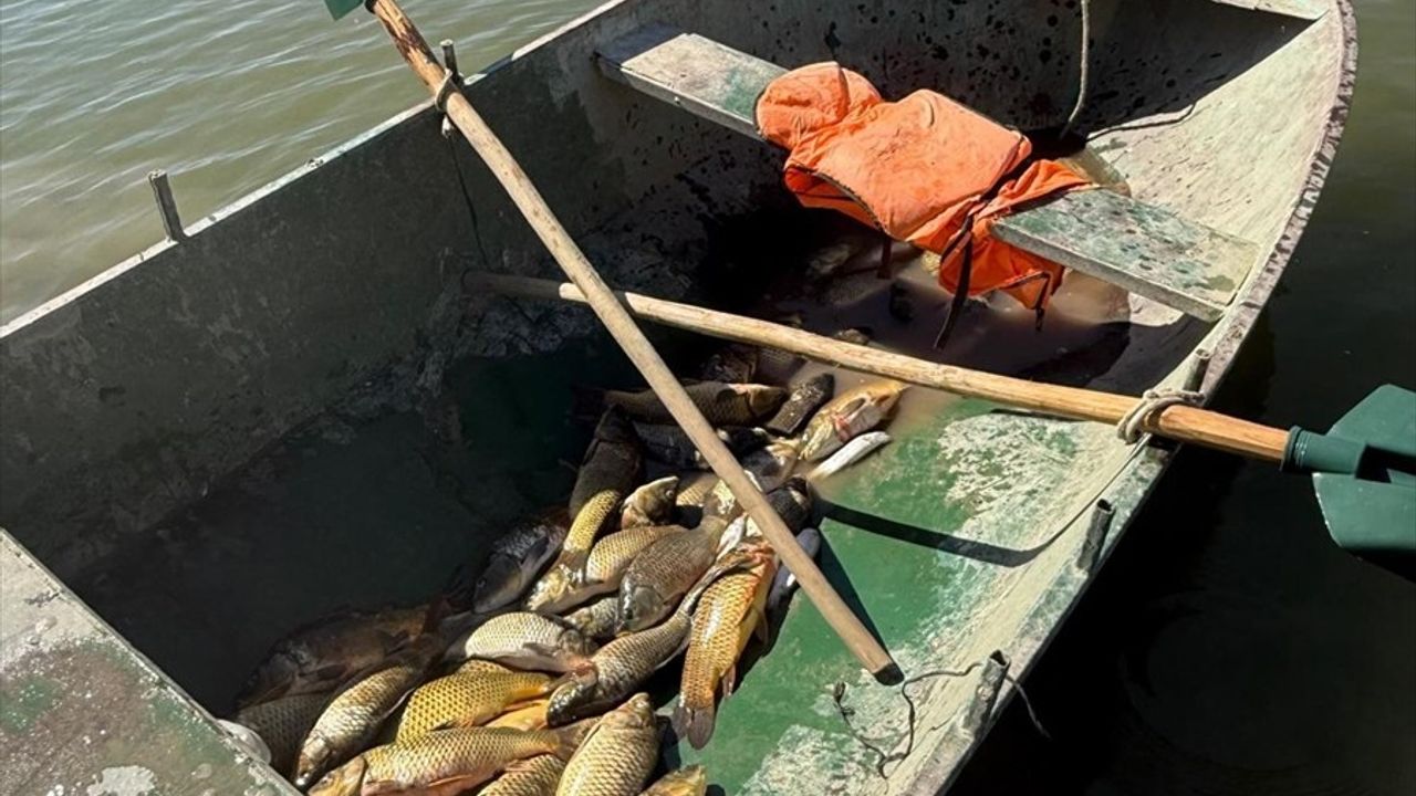 Van Muradiye'de kaçak balık avı: 2 kişiye 25 bin 670 lira ceza