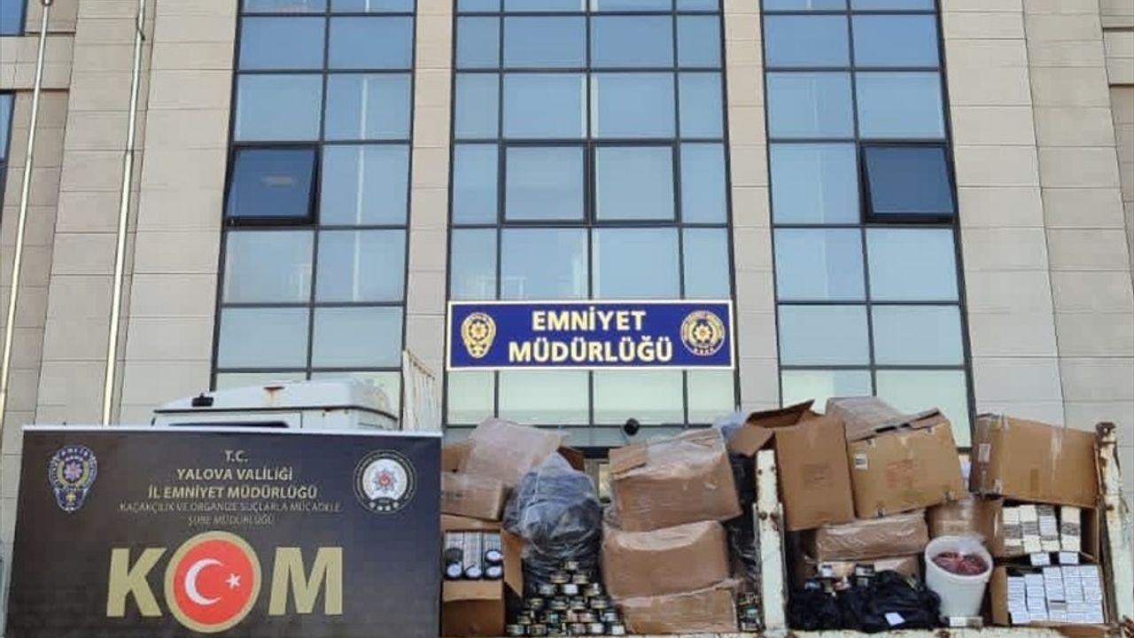 Yalova'da Kaçakçılık Operasyonu: Elektronik ve Tütün Ürünleri Ele Geçirildi