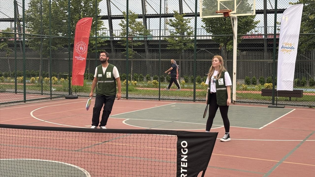 Yeşilay Samsun Şubesi'nden Bağımlılığa Dikkat Çeken Pickleball Turnuvası