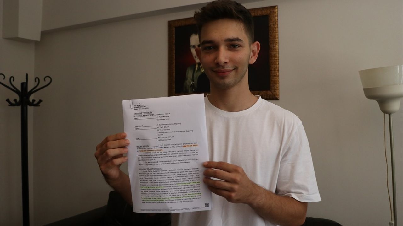 YKS Barajı 125 bine Döndü: Arda Kuzey Keskin Danıştay'ı Kazandı