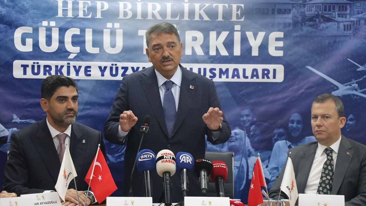 AK Parti'li Öğütken Karabük'te: 'Amacımız belli, çalışacağız, başaracağız'