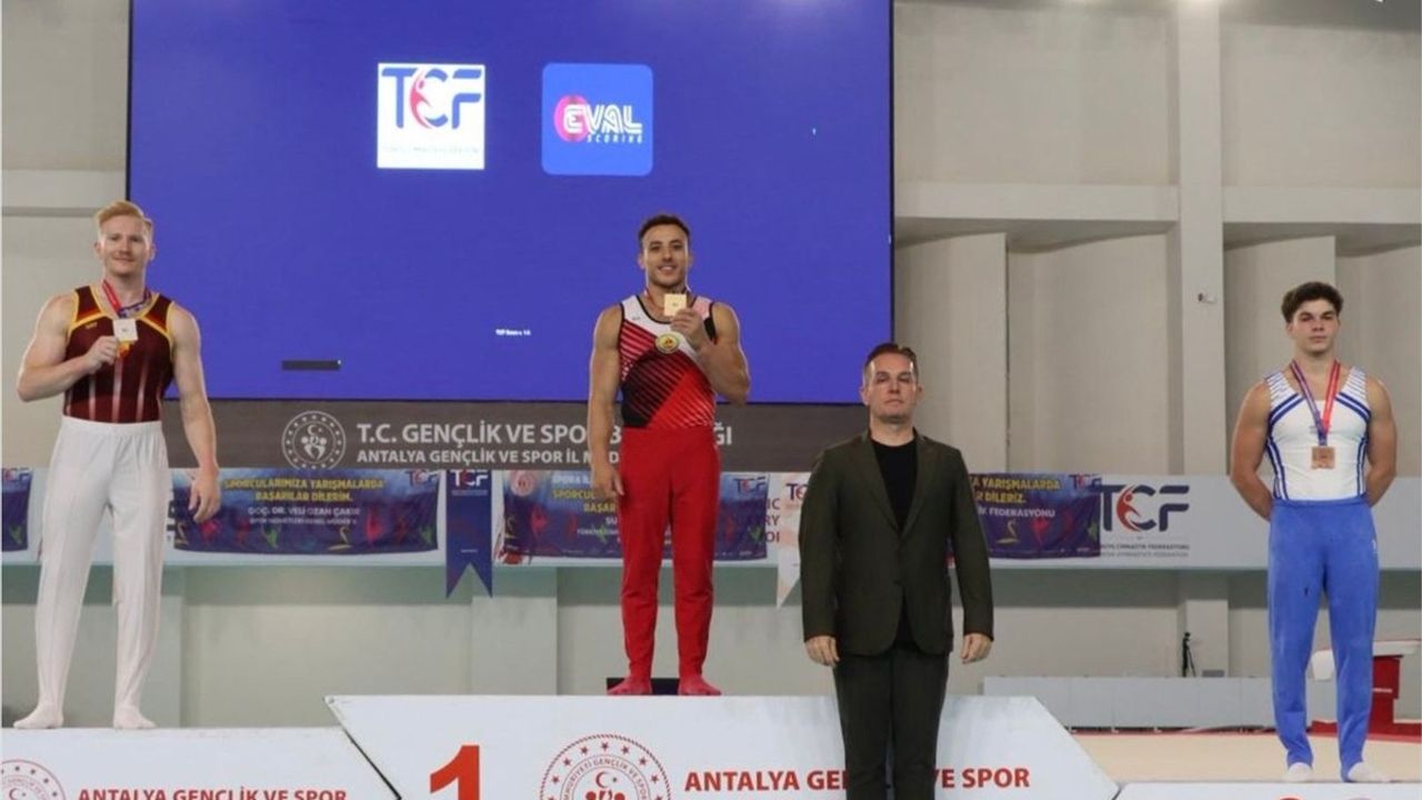 Artistik Cimnastik Türkiye Şampiyonası Antalya'da Sona Erdi