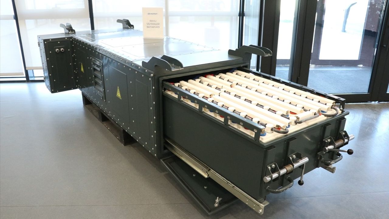 ASPİLSAN Bataryaları Türkiye'nin Raylı Taşımacılığını Güçlendiriyor