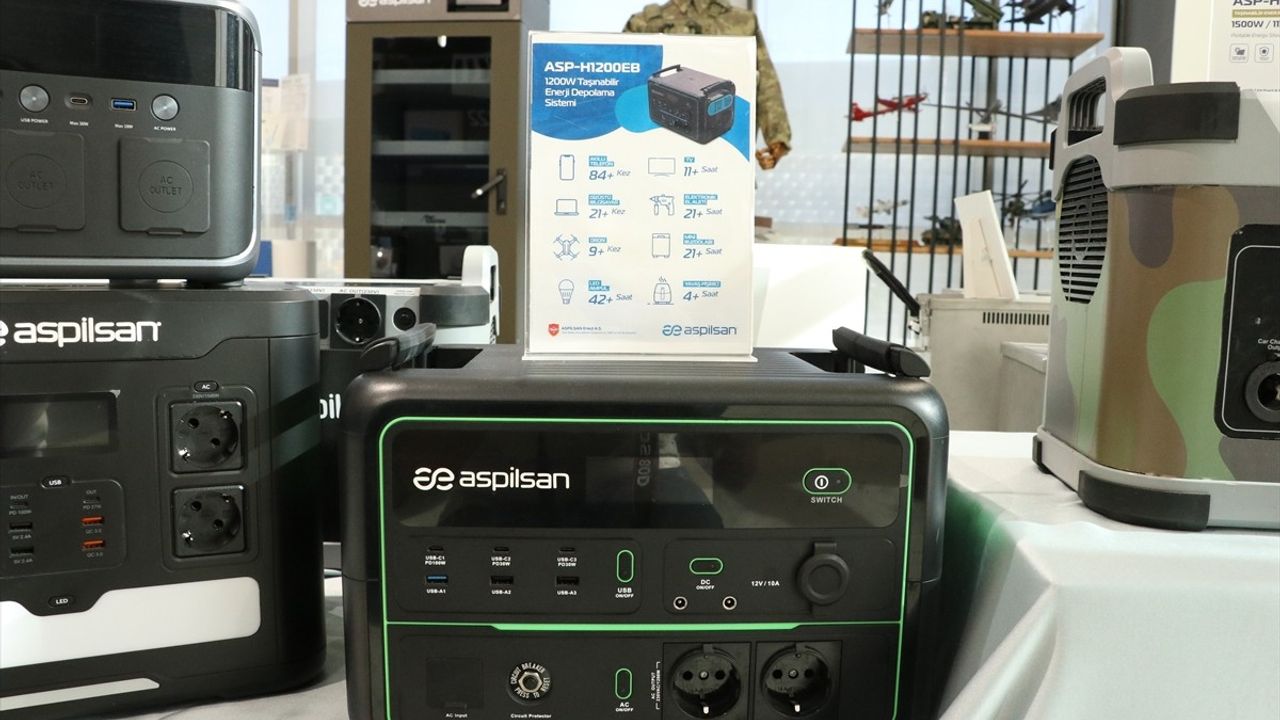 ASPİLSAN Enerji’den Afetlere Hazır Taşınabilir Bataryalar