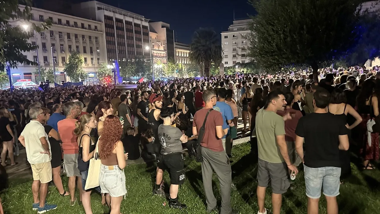 Atina'da Küresel Sumud Filosu'na Destek Konseri: Gazze İçin Yardım ve Protesto