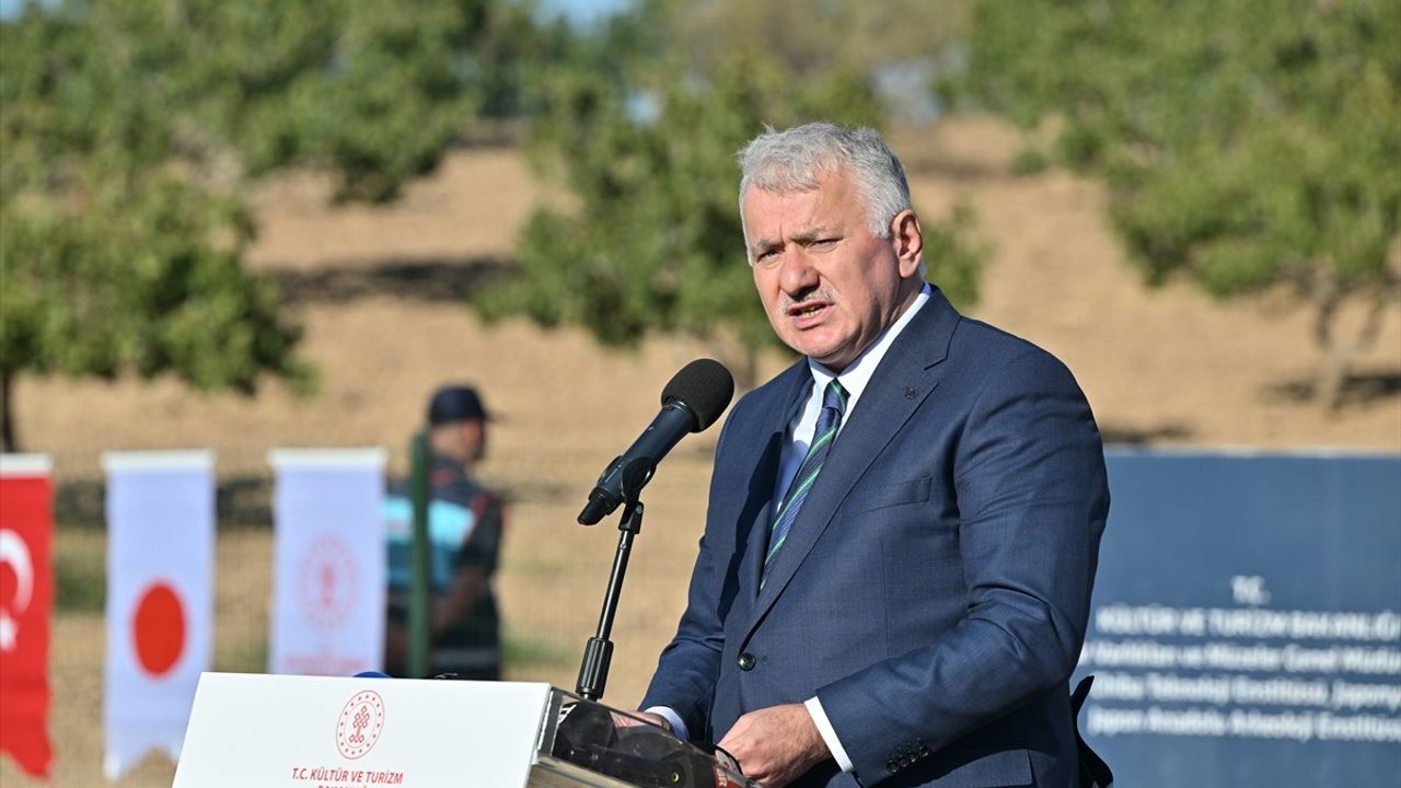 Ayanlar Höyük'te kazılar başladı — Japon Prensesi Akiko Mikasa törende