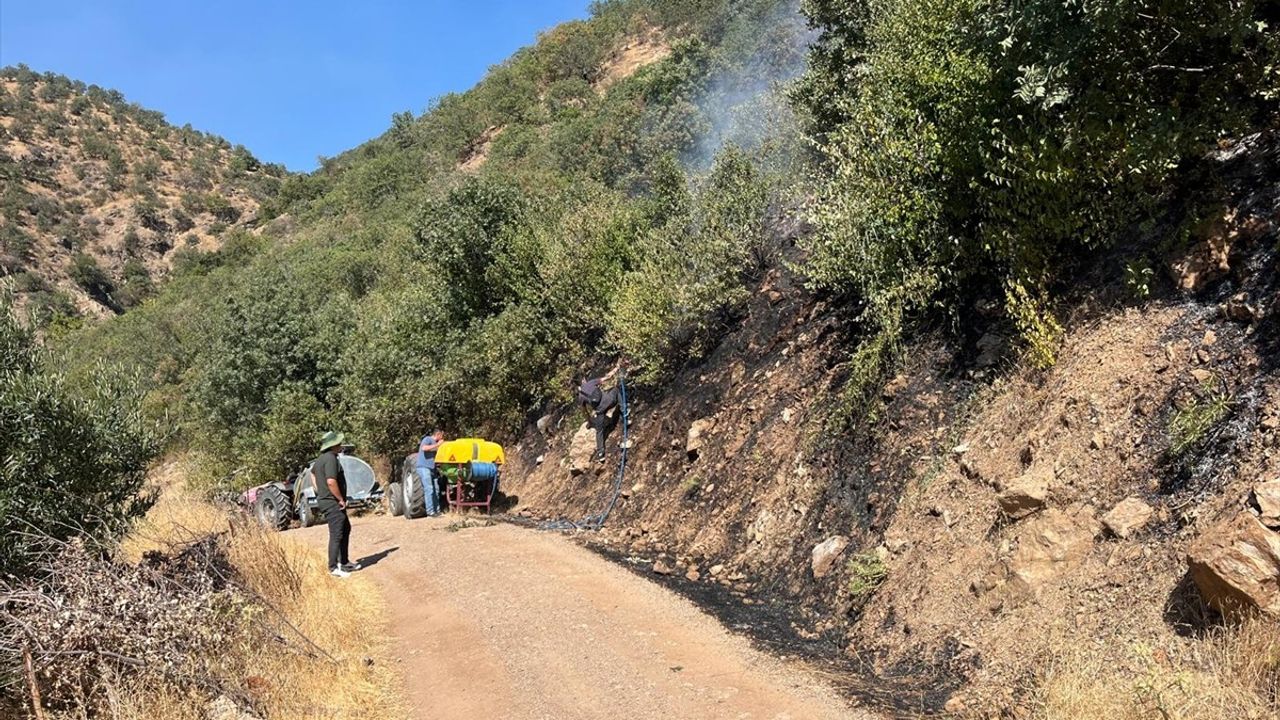 Aydın Kuyucak'ta Makilik Yangını Kontrol Altına Alındı