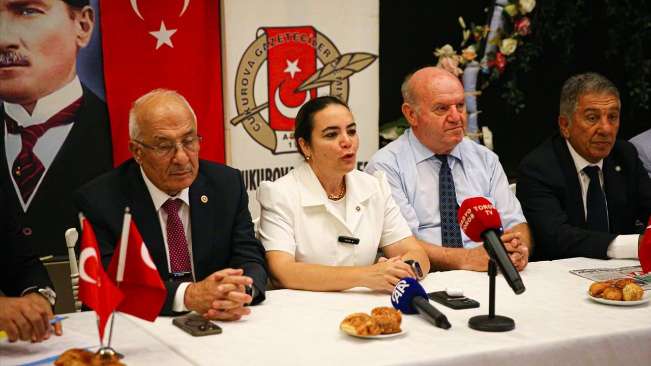 Ayyüce Türkeş Taş Adana'da Basınla Buluştu: Çiftçilerin 'Su' Sorunu Öne Çıktı