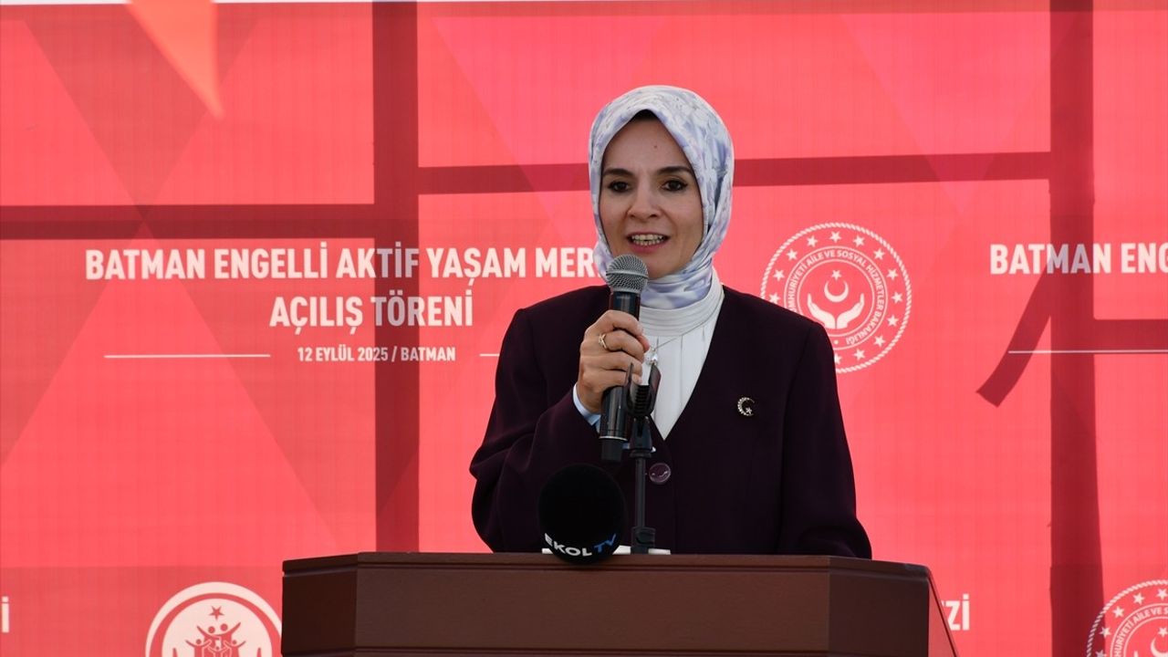 Bakan Göktaş: Batman'da 122 Kişilik Engelli Aktif Yaşam Merkezi Açıldı