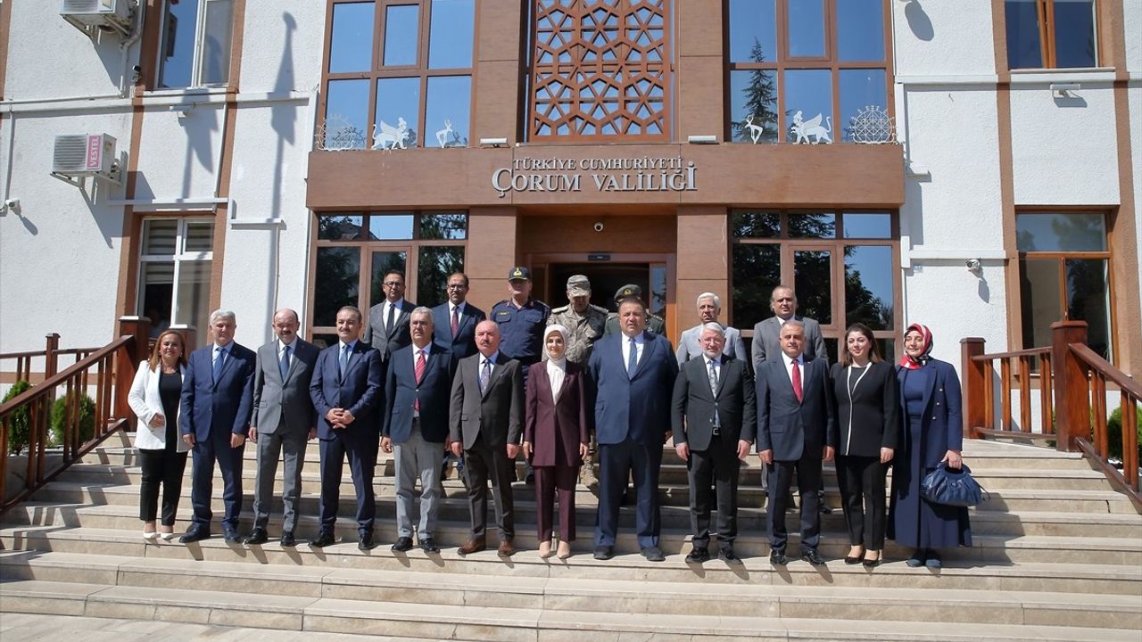 Bakan Göktaş Çorum'da: Valilikten 'Terörsüz Türkiye' Buluşmasına