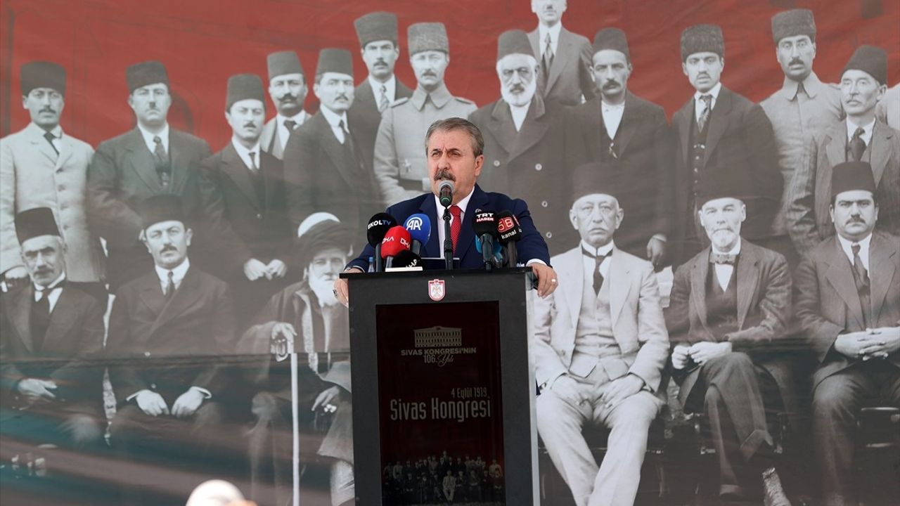 BBP Lideri Destici: Sivas, Türkiye Cumhuriyeti'nin Teminatı — Sivas Kongresi 106. Yılı