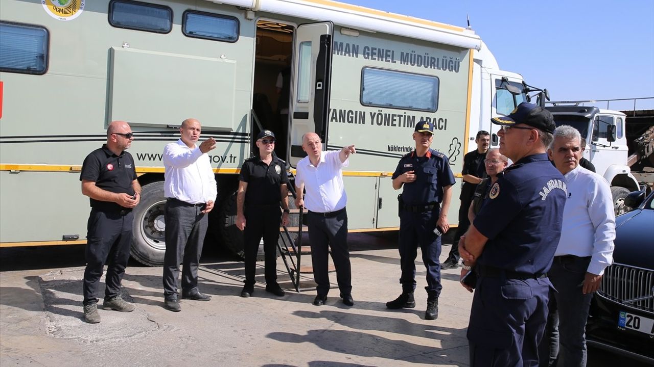 Denizli Buldan'da 4. Gün: 28 Hava Aracıyla Orman Yangınına Müdahale