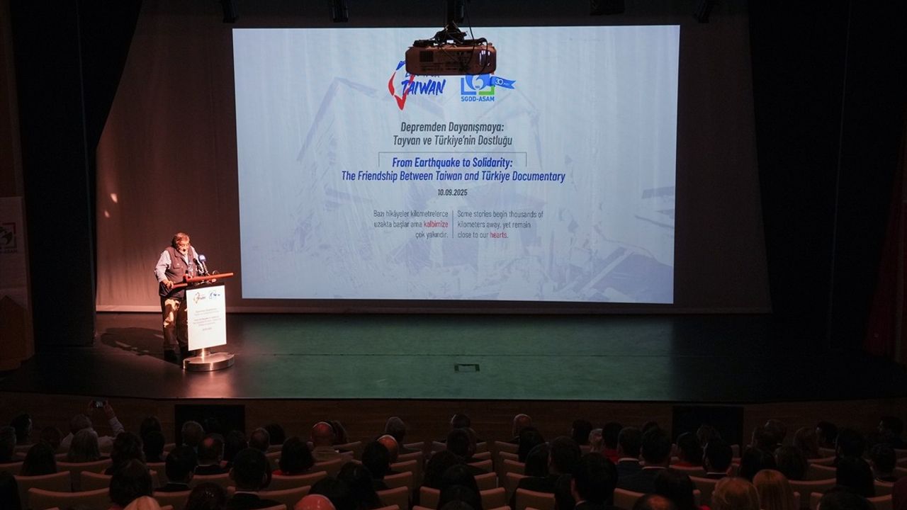 Depremden Dayanışmaya: Tayvan-Türkiye Dostluğu Belgeseli Ankara'da