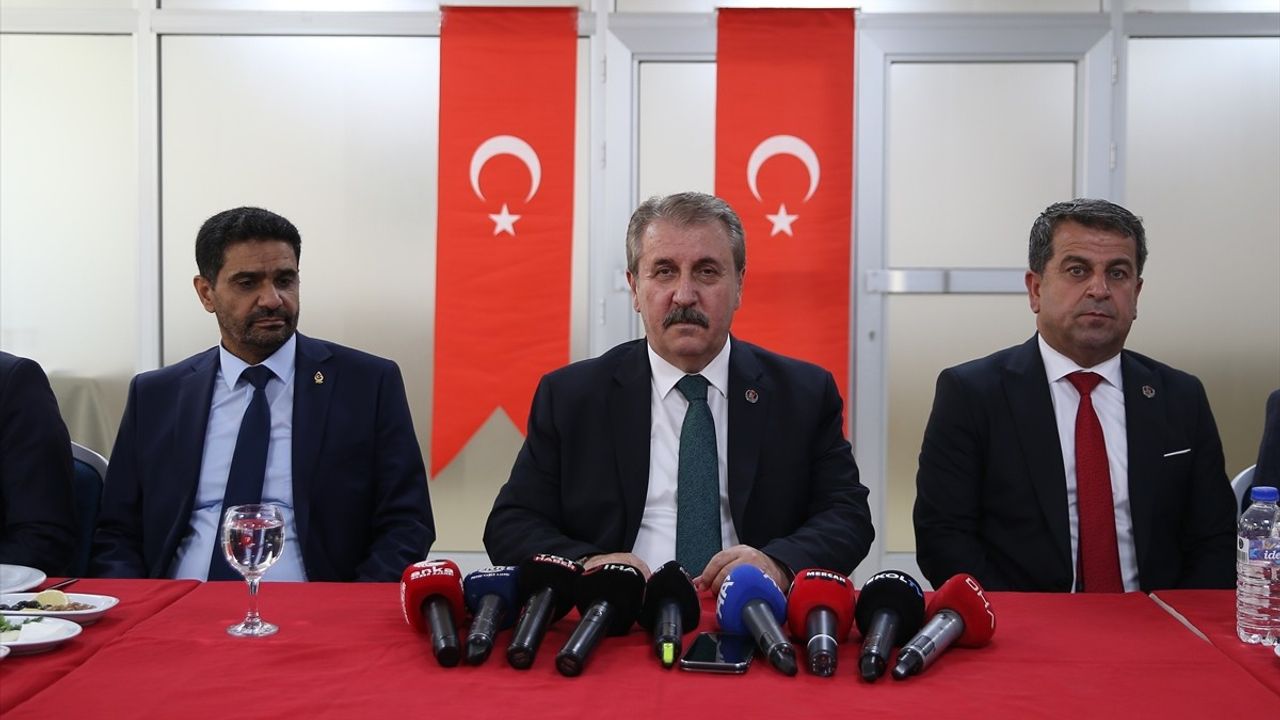 Destici Adıyaman'da: 'PKK tüm yapılanmalarını feshetmeden silah bırakmaz'