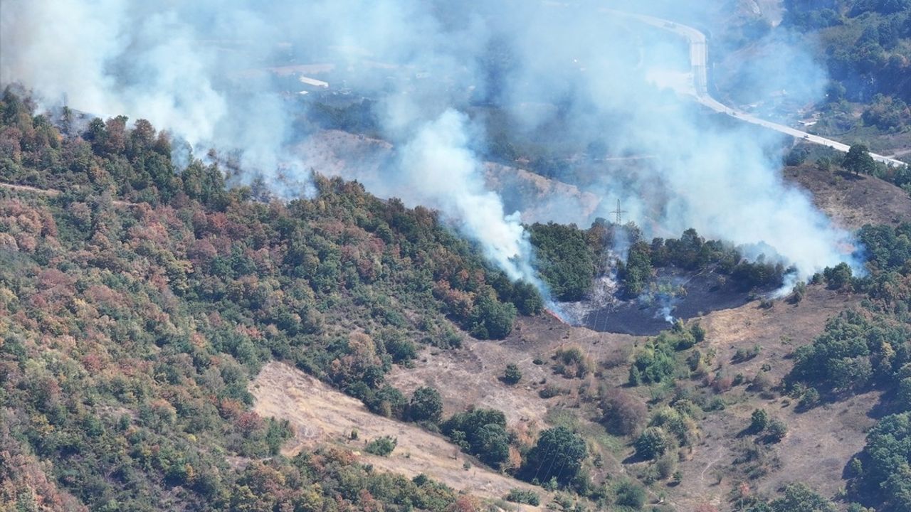 Düzce'de Orman Yangını: Yığılca Hasanlar Hecinler'de Müdahale