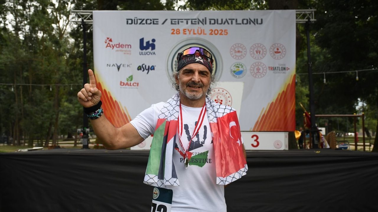 Efteni Duatlonu Düzce'de Gerçekleşti: 25 İlden 100'ü Aşkın Sporcu