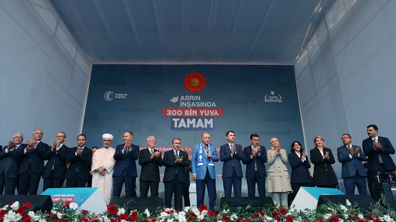 Erdoğan Malatya'da: 300 Bininci Afet Konutu Kura ve Anahtar Teslimi