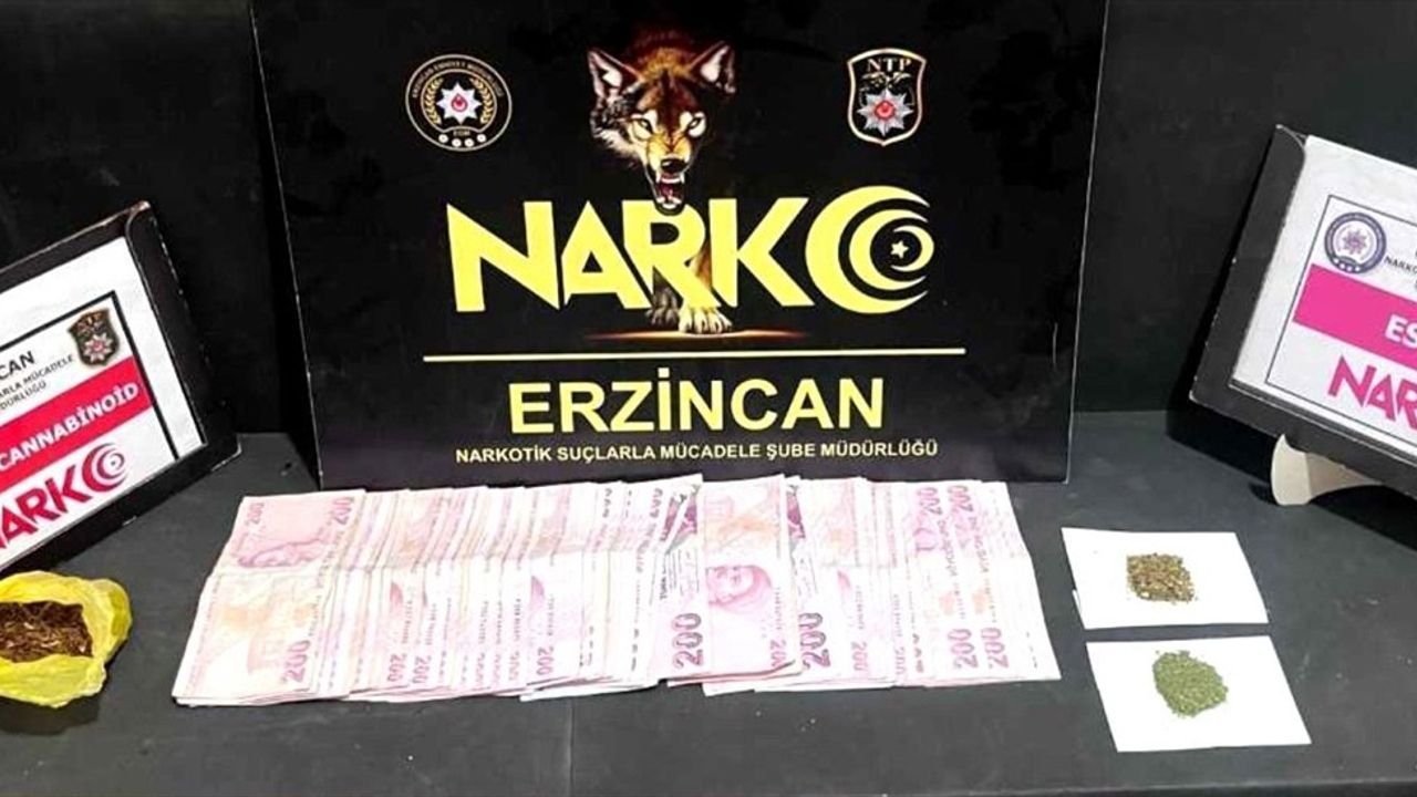 Erzincan'da Uyuşturucu Operasyonu: 1 Zanlı Tutuklandı