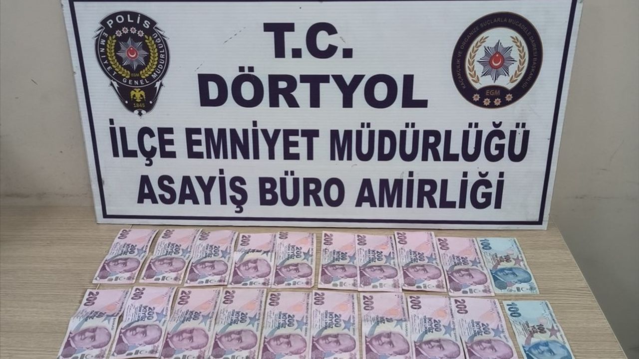 Hatay'da kumar baskını: 3 kişiye 27 bin 741 lira ceza