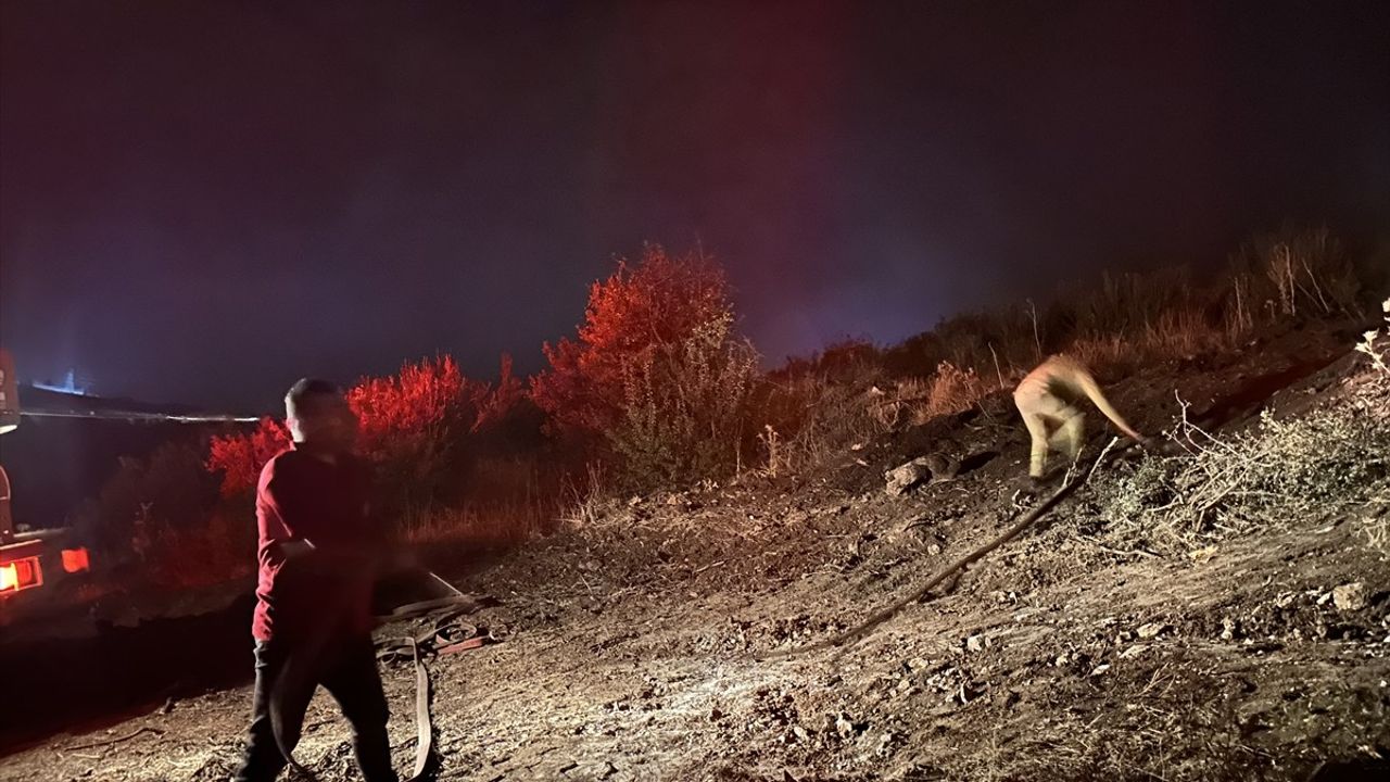 Isparta Eğirdir Çayköy'de Orman Yangını Söndürüldü