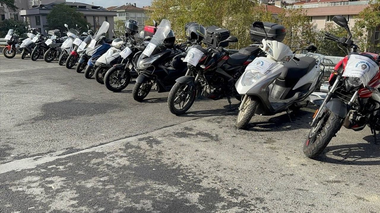 İstanbul'da 47 Motosiklet Hırsızlığı: 23 Şüpheli Yakalandı, 42 Araç İade Edildi