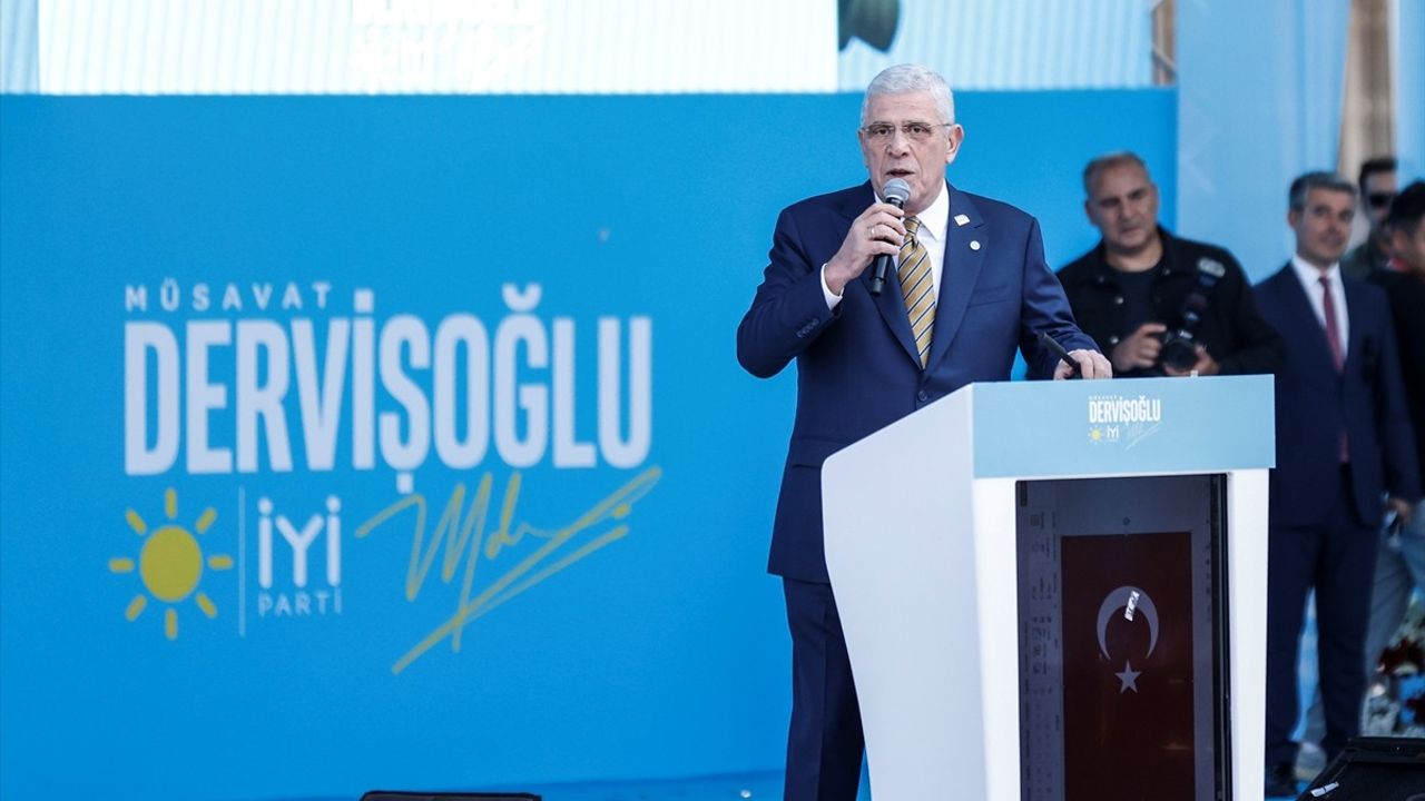 İYİ Parti'den Mersin Mitingi: Dervişoğlu — 'Üretimle Büyüyen, Adaletle Yönetilen Türkiye'