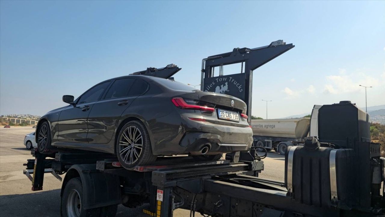 İzmir Urla'da Drift Yapan Sürücüye 48 bin 559 lira Ceza