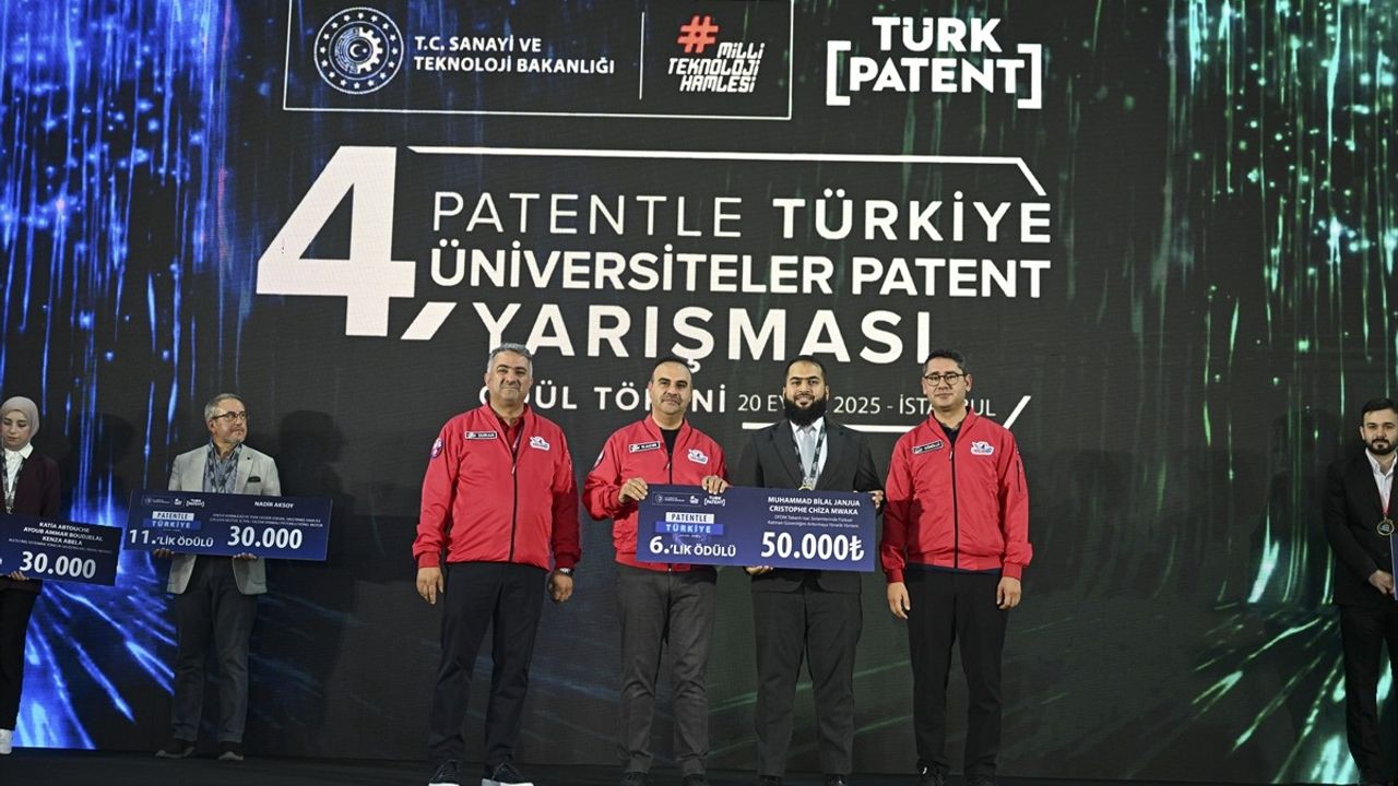 Kacır: Geçen yıl 10 binden fazla patent başvurusu — Patentle Türkiye 4. Ödül Töreni