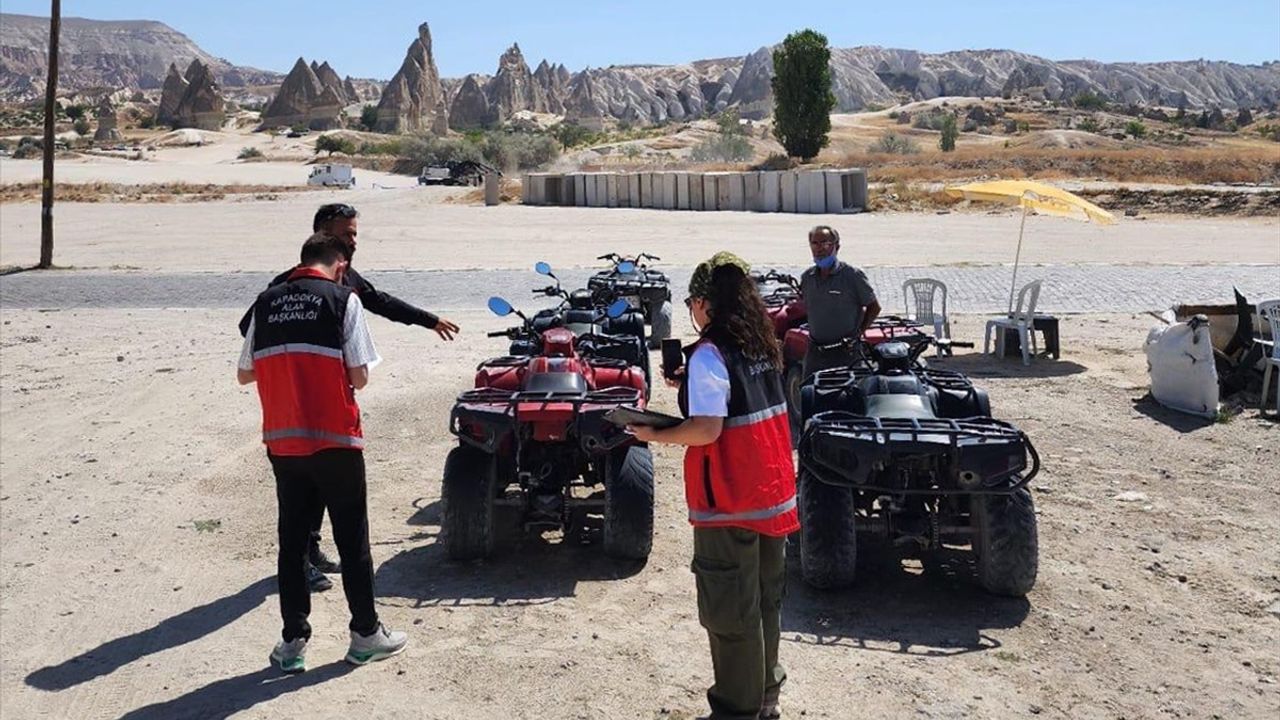 Kapadokya'da ATV Denetimi: 67 İdari Para Cezası