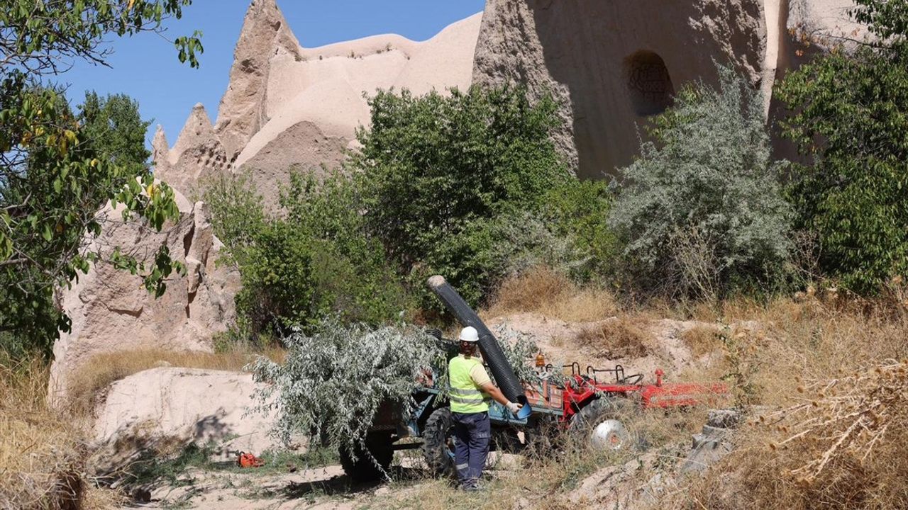 Kapadokya'da Güvercinlik Vadisi'nde Doğaya Uyumlu Çevre Düzenlemesi