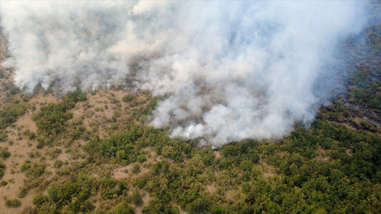 Karabük'te Orman Yangınına 554 Personelle Müdahale Sürüyor
