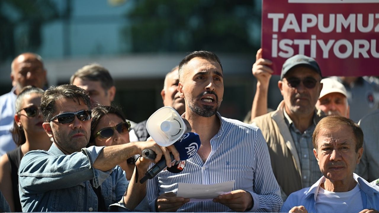 Karataş, Mühye ve Yakupabdal'dan ABB Önünde İmar Eylemi