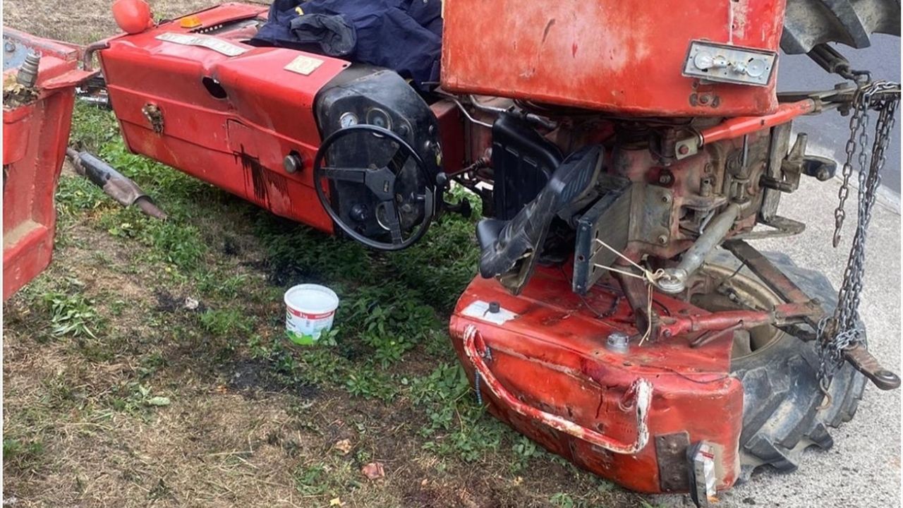 Kastamonu Azdavay'da Traktör Devrildi: Sürücü Ağır Yaralandı