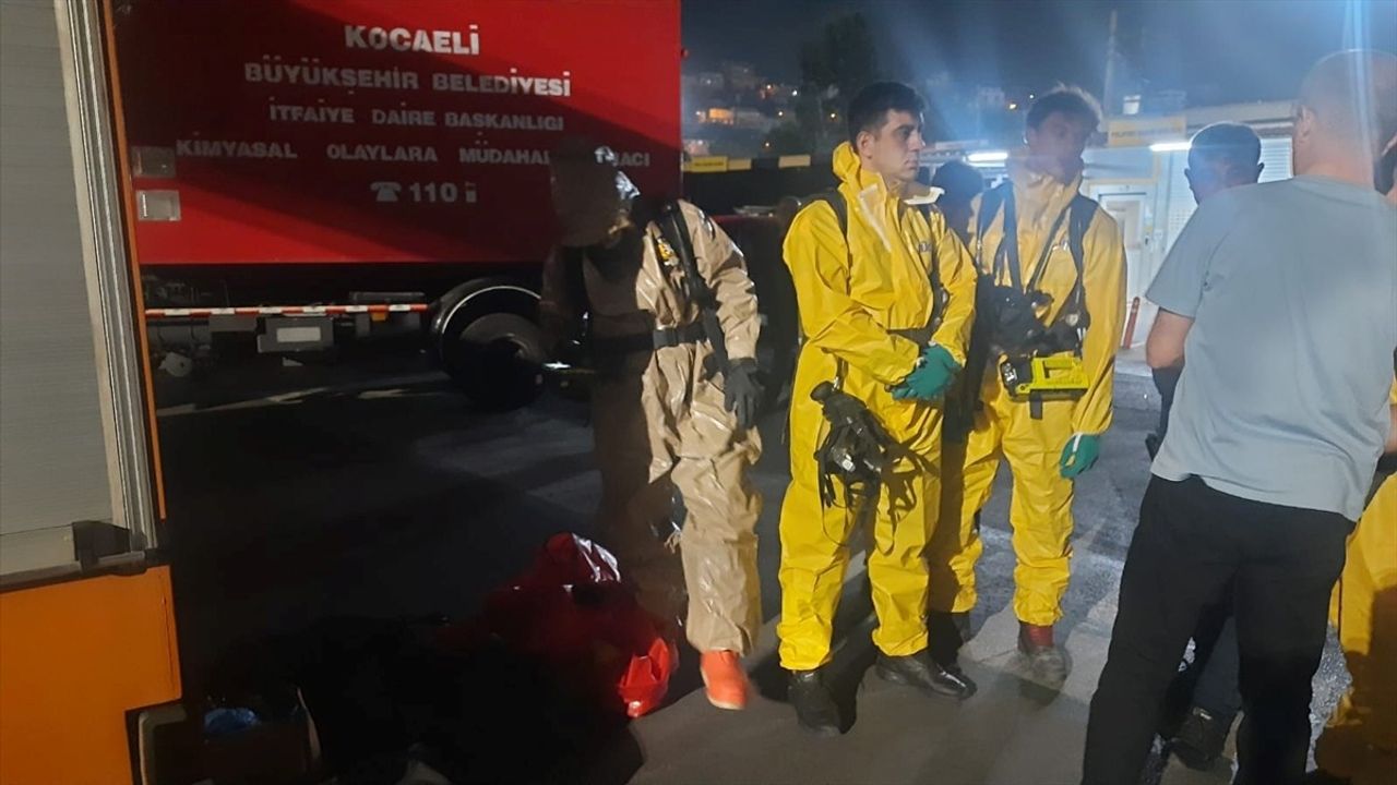 Kocaeli Dilovası'nda Boya Fabrikasında Tanker Sızıntısı: Ölçümlerde Olumsuz Değer Yok